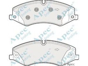APEC braking PAD1836 stabdžių trinkelių rinkinys, diskinis stabdys 
 Techninės priežiūros dalys -> Papildomas remontas
LR021253