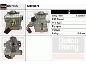 DELCO REMY DSP86C hidraulinis siurblys, vairo sistema 
 Vairavimas -> Vairo pavara/siurblys
4007.86