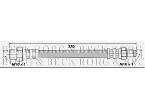 BORG & BECK BBH6378 stabdžių žarnelė 
 Stabdžių sistema -> Stabdžių žarnelės
1234280635, 1294280035