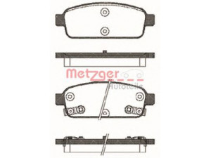 METZGER 1432.02 stabdžių trinkelių rinkinys, diskinis stabdys 
 Techninės priežiūros dalys -> Papildomas remontas
13300867, 13319294, 13411380, 13411383