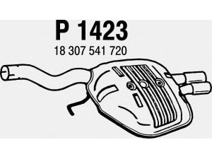 FENNO P1423 galinis duslintuvas 
 Išmetimo sistema -> Duslintuvas
18307541720