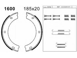 BSF 01600K stabdžių trinkelių komplektas, stovėjimo stabdis 
 Stabdžių sistema -> Rankinis stabdys
424179, 4241E9, 4241G5, 4241J3