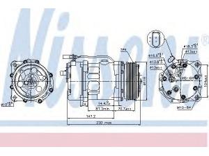NISSENS 89117 kompresorius, oro kondicionierius 
 Oro kondicionavimas -> Kompresorius/dalys
1107170, 1J0820803E, 7M0820803S
