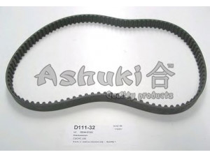 ASHUKI D111-32 paskirstymo diržas 
 Techninės priežiūros dalys -> Papildomas remontas
13514-87202, 40-06-607/ASHIKA, 5365/GATES