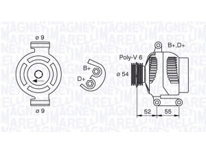 MAGNETI MARELLI 063377493010 kintamosios srovės generatorius 
 Elektros įranga -> Kint. sr. generatorius/dalys -> Kintamosios srovės generatorius
1204432, 13256930, 6204664, 93169026