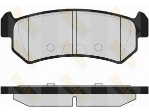 Brake ENGINEERING PA1602 stabdžių trinkelių rinkinys, diskinis stabdys 
 Techninės priežiūros dalys -> Papildomas remontas
96405131, 96405131