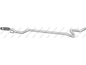 BOSAL 950-027 išleidimo kolektorius 
 Išmetimo sistema -> Išmetimo vamzdžiai
1717.LA, 1717.LF