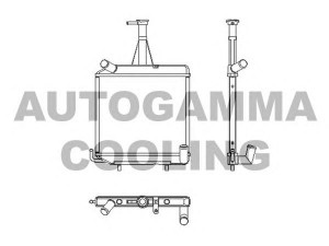 AUTOGAMMA 104175 radiatorius, variklio aušinimas
118353