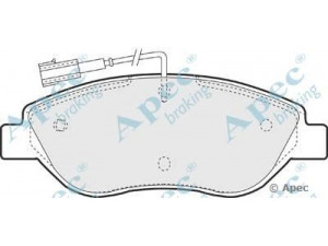 APEC braking PAD1275 stabdžių trinkelių rinkinys, diskinis stabdys 
 Techninės priežiūros dalys -> Papildomas remontas
77365808, 77364589, 9949279