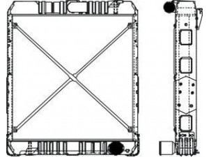 SAKURA  Automotive 1341-0414 radiatorius, variklio aušinimas