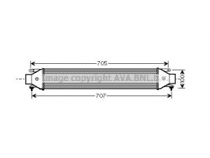 AVA QUALITY COOLING FT4392 tarpinis suslėgto oro aušintuvas, kompresorius 
 Variklis -> Oro tiekimas -> Įkrovos agregatas (turbo/superįkrova) -> Tarpinis suslėgto oro aušintuvas
51833975