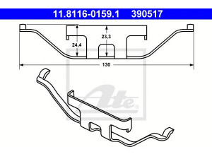 ATE 11.8116-0159.1 spyruoklė, stabdžių apkaba