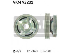 SKF VKM 93201 skriemulys, alkūninis velenas 
 Diržinė pavara -> Dirželio skriemulys
55182506