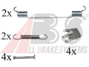 A.B.S. 0814Q priedų komplektas, stabdžių trinkelės 
 Stabdžių sistema -> Būgninis stabdys -> Dalys/priedai
6530814