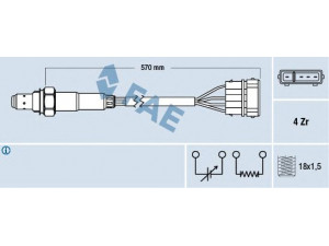 FAE 77239 lambda jutiklis 
 Elektros įranga -> Jutikliai
6U0 906 265 C, 6U0 906 265 D, 6U0 906 265 E