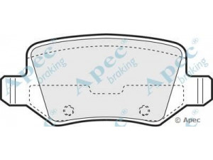 APEC braking PAD1214 stabdžių trinkelių rinkinys, diskinis stabdys 
 Techninės priežiūros dalys -> Papildomas remontas
1684200420, 1694200420, 1694201120