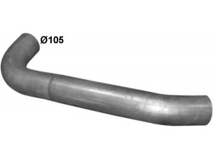 POLMO 69.27 išleidimo kolektorius 
 Išmetimo sistema -> Išmetimo vamzdžiai
655.492.1814