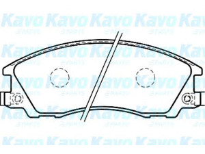 KAVO PARTS BP-3021 stabdžių trinkelių rinkinys, diskinis stabdys 
 Techninės priežiūros dalys -> Papildomas remontas
58101H1A00, 58101H1A10