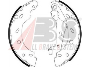A.B.S. 9123 stabdžių trinkelių komplektas 
 Techninės priežiūros dalys -> Papildomas remontas
0001440V001000000, 0007333V001000000