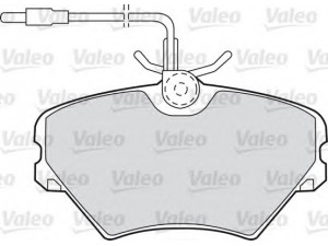VALEO 598599 stabdžių trinkelių rinkinys, diskinis stabdys 
 Techninės priežiūros dalys -> Papildomas remontas
7701203967, 7701204670
