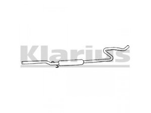 KLARIUS 270163 vidurinis duslintuvas 
 Išmetimo sistema -> Duslintuvas
DBP7864, GEX33075, GEX33204, DBP7864