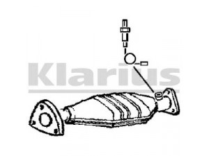 KLARIUS 311838 katalizatoriaus keitiklis 
 Išmetimo sistema -> Katalizatoriaus keitiklis
18160PDFE00