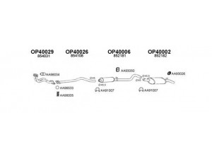 VENEPORTE 400241 išmetimo sistema