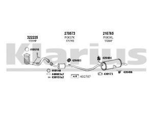 KLARIUS 631005E išmetimo sistema
