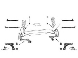MEYLE WG0405800 vairavimo mechanizmas; rato pakaba 
 Vairavimas -> Prekių paieška pagal schemą