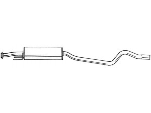AKS DASIS SG40444 vidurinis duslintuvas