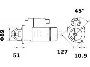MAHLE ORIGINAL MS 269 starteris 
 Elektros įranga -> Starterio sistema -> Starteris
465482, 465603, 5001836