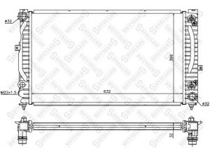 STELLOX 10-25139-SX radiatorius, variklio aušinimas 
 Aušinimo sistema -> Radiatorius/alyvos aušintuvas -> Radiatorius/dalys
09949517, 77362216, 9949517, 7700840390