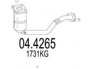 MTS 04.4265 katalizatoriaus keitiklis 
 Išmetimo sistema -> Katalizatoriaus keitiklis
1731KG