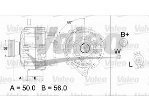 VALEO 437467 kintamosios srovės generatorius 
 Elektros įranga -> Kint. sr. generatorius/dalys -> Kintamosios srovės generatorius
050903015B, 050903015BX, 50903015B