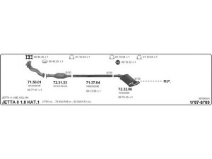 IMASAF 587000181 išmetimo sistema 
 Išmetimo sistema -> Išmetimo sistema, visa