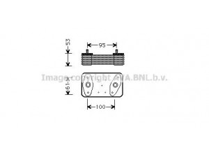 AVA QUALITY COOLING MS3226 alyvos aušintuvas, variklio alyva
03.367