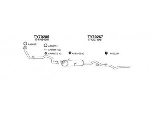 VENEPORTE 700070 išmetimo sistema