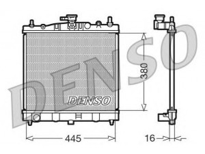 DENSO DRM46002 radiatorius, variklio aušinimas 
 Aušinimo sistema -> Radiatorius/alyvos aušintuvas -> Radiatorius/dalys
21410AX200, 21410AX600