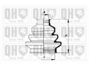 QUINTON HAZELL QJB168 gofruotoji membrana, kardaninis velenas 
 Ratų pavara -> Gofruotoji membrana
11600 17932 000, 11646 17932 00