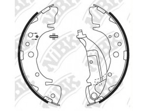NiBK FN0581 stabdžių trinkelių komplektas 
 Techninės priežiūros dalys -> Papildomas remontas