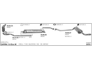 IMASAF 561000386 išmetimo sistema 
 Išmetimo sistema -> Išmetimo sistema, visa
