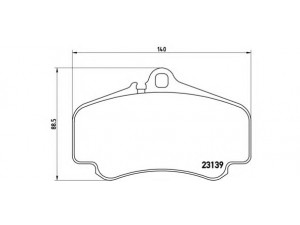 BREMBO P 65 011 stabdžių trinkelių rinkinys, diskinis stabdys 
 Techninės priežiūros dalys -> Papildomas remontas
99635194910, 99635194911, 99635194912