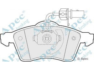 APEC braking PAD1182 stabdžių trinkelių rinkinys, diskinis stabdys 
 Techninės priežiūros dalys -> Papildomas remontas
7D0698151A, 7D0698151D, 7D0698151F
