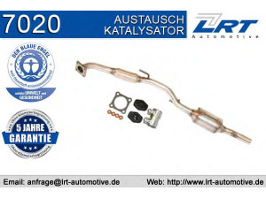 LRT 7020 katalizatoriaus keitiklis 
 Išmetimo sistema -> Katalizatoriaus keitiklis
6Q0254500JX, 6Q0254504EX, 6Q0254500JX