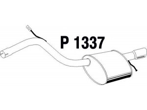 FENNO P1337 galinis duslintuvas 
 Išmetimo sistema -> Duslintuvas
4F0253609AC