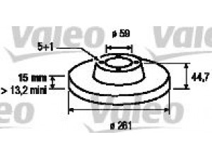 VALEO 186605 stabdžių diskas 
 Stabdžių sistema -> Diskinis stabdys -> Stabdžių diskas
0060617106, 0060653487, 0060658567