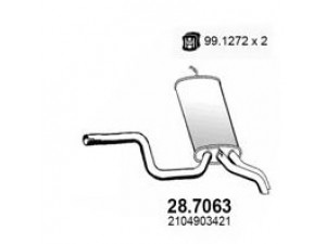 ASSO 28.7063 galinis duslintuvas 
 Išmetimo sistema -> Duslintuvas
2104903421