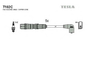 TESLA T102C uždegimo laido komplektas 
 Kibirkšties / kaitinamasis uždegimas -> Uždegimo laidai/jungtys
071905409D, 071905409E, 071905409F