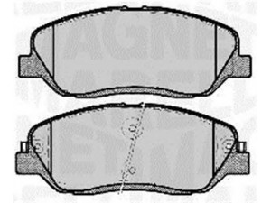 MAGNETI MARELLI 363916060767 stabdžių trinkelių rinkinys, diskinis stabdys