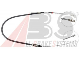 A.B.S. K12087 trosas, stovėjimo stabdys 
 Stabdžių sistema -> Valdymo svirtys/trosai
522593, 90373926